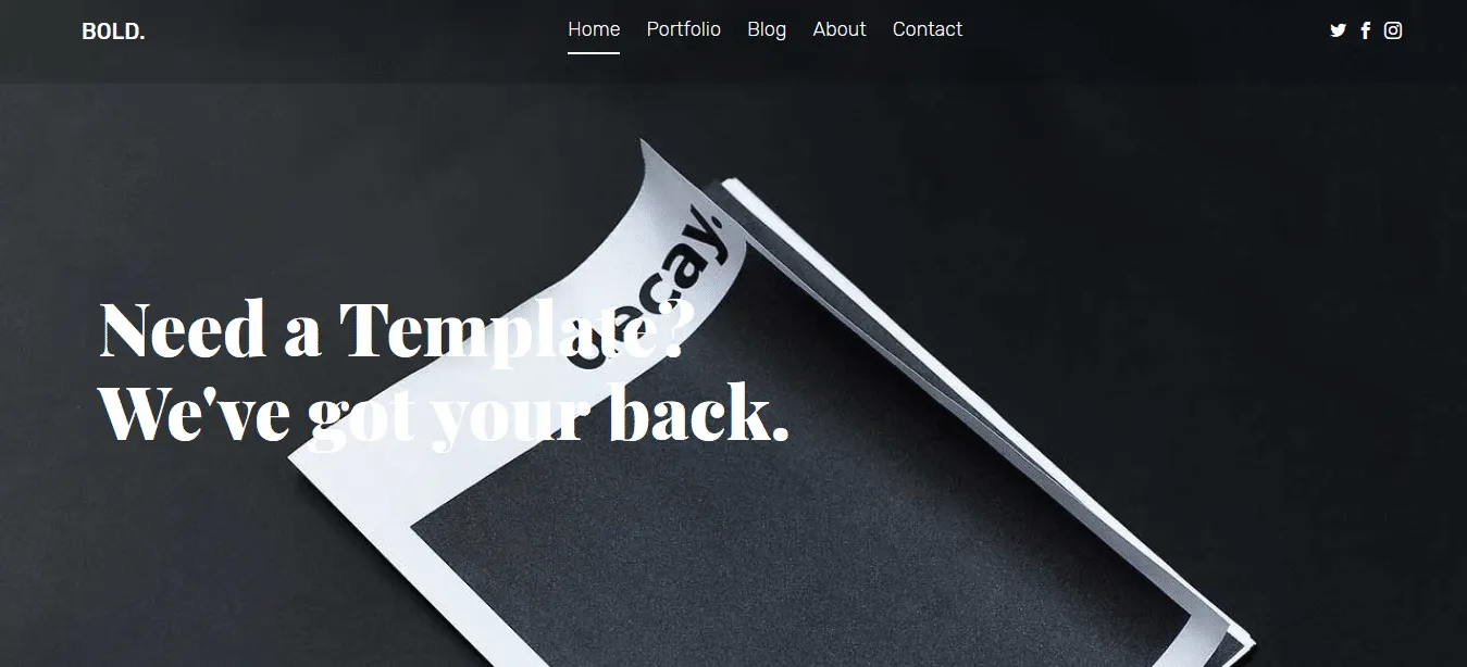 30+ Best Free Multipurpose Website Templates 11 Bold- Free Responsive Bootstrap Multipurpose Template