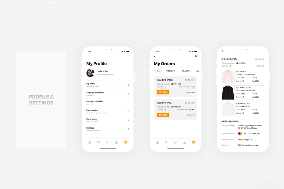 10+ The Best Figma Ecommerce Template Free 2024 11 ecommerce Figma app UI kit