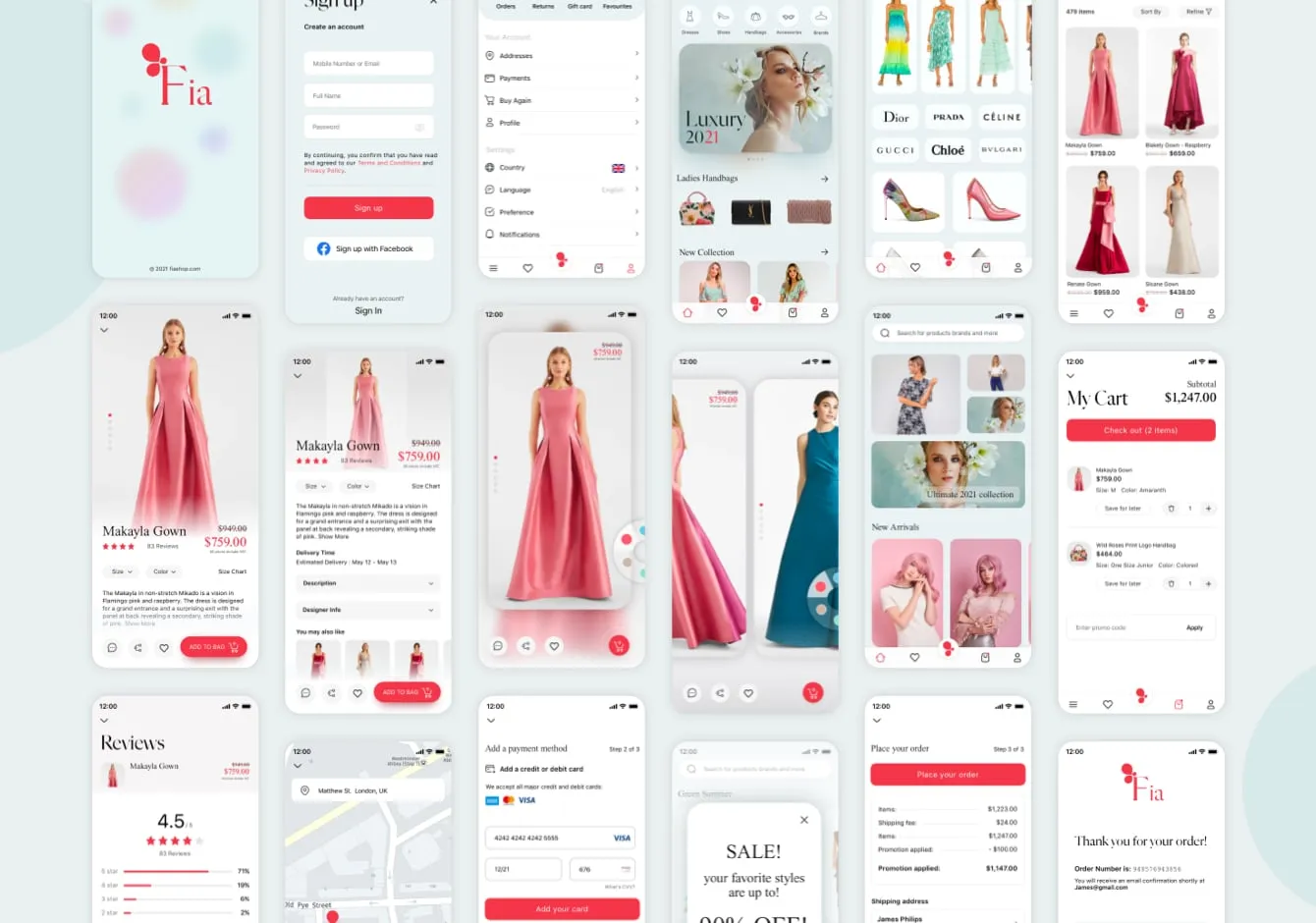 10+ Best eCommerce UI Kit Sketch Free 2024 10 Fashion ecommerce kit