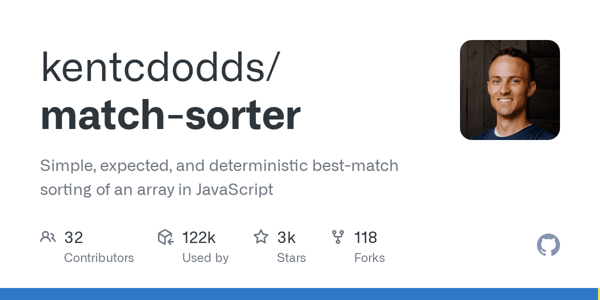 10+ Helpful JavaScript Fuzzy Search Library 2024 14 Match Sorter