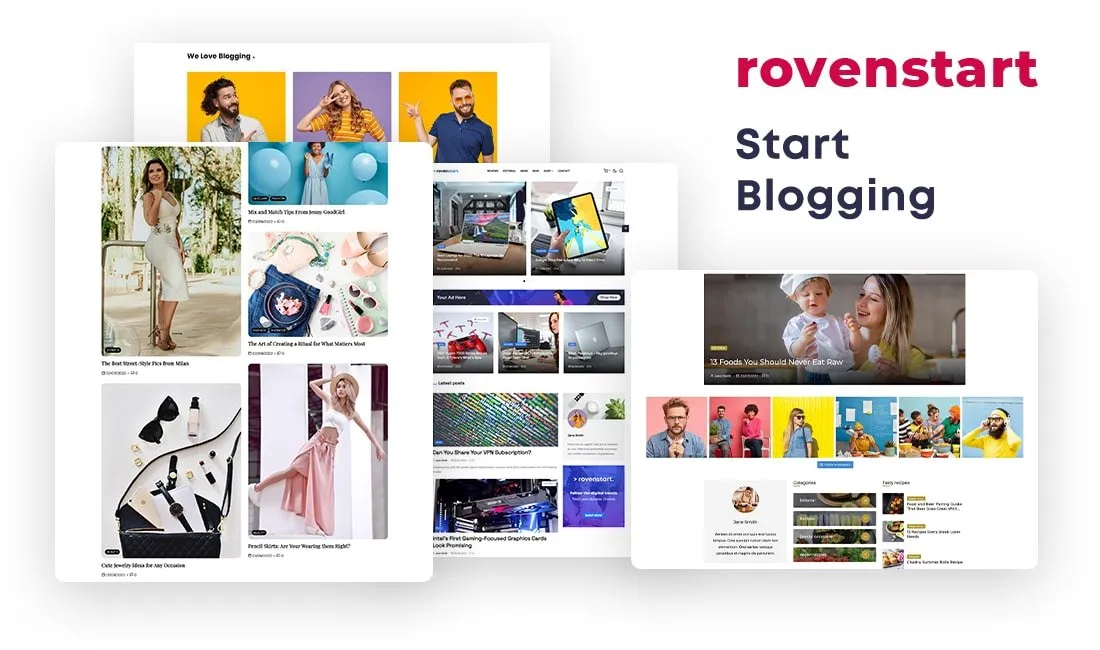 30+ Best Free Multipurpose Website Templates 19 rovenstart affiliate1
