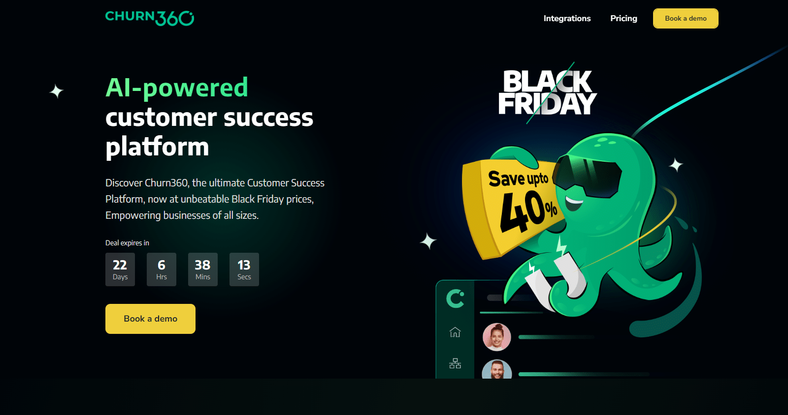 The Best Black Friday Deals For Developers & Designers 2025 70 Churn black Friday deal