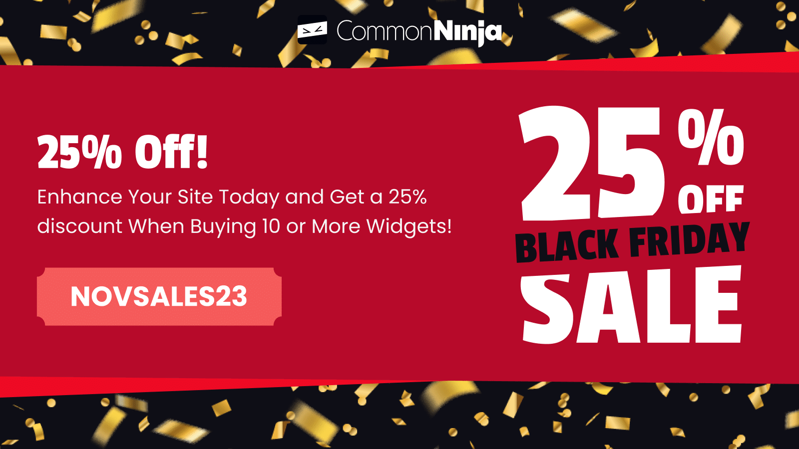 The Best Black Friday Deals For Developers & Designers 2025 6 Common Ninja black Friday deal