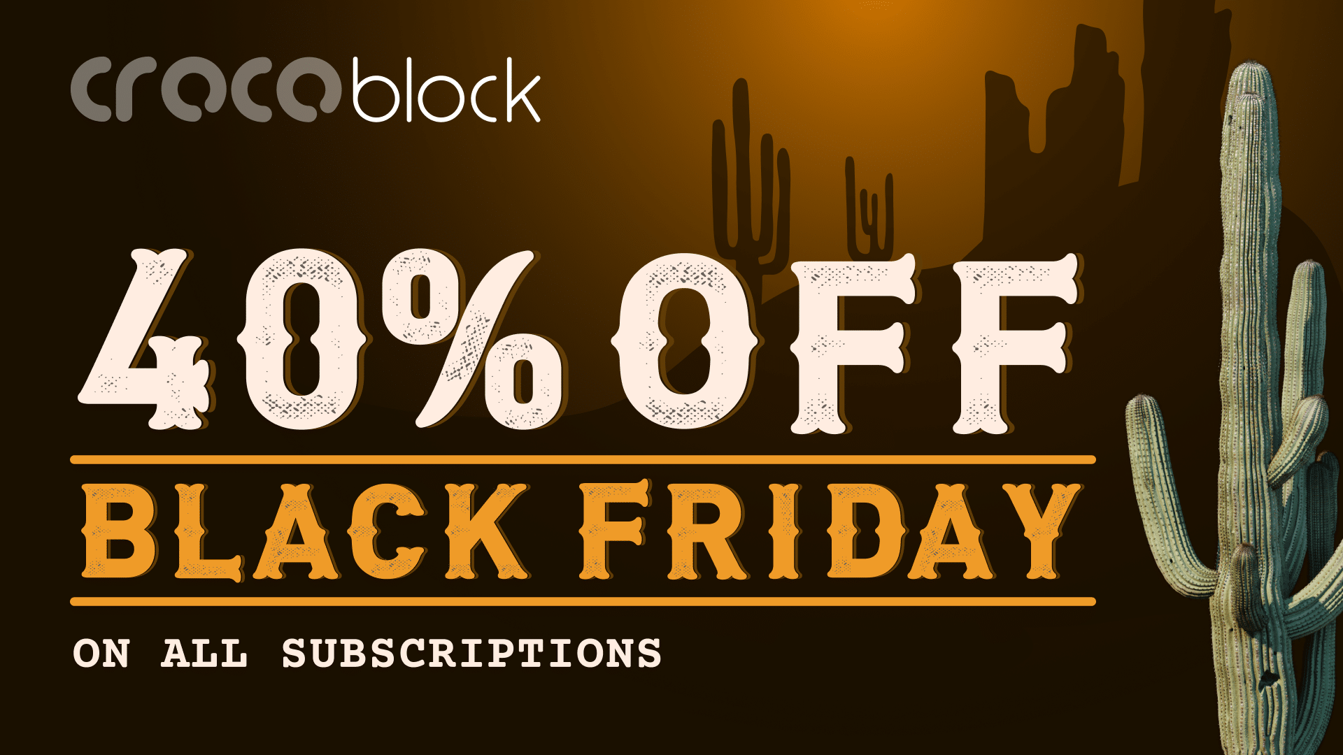 The Best Black Friday Deals For Developers & Designers 2025 43 Croco Block Black Friday Deals