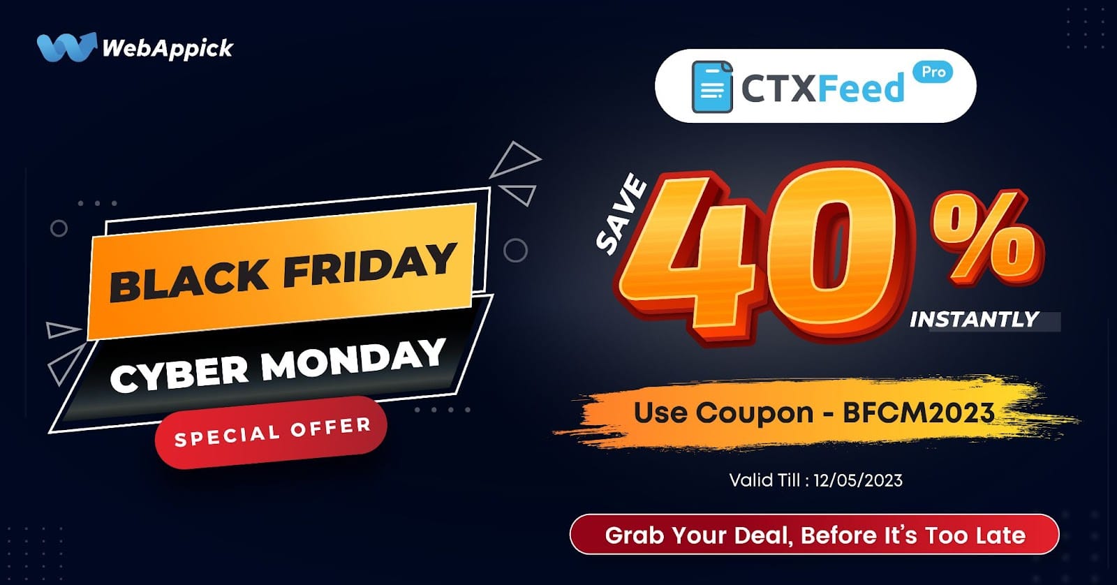 The Best Black Friday Deals For Developers & Designers 2025 15 CTX feed pro black Friday deal