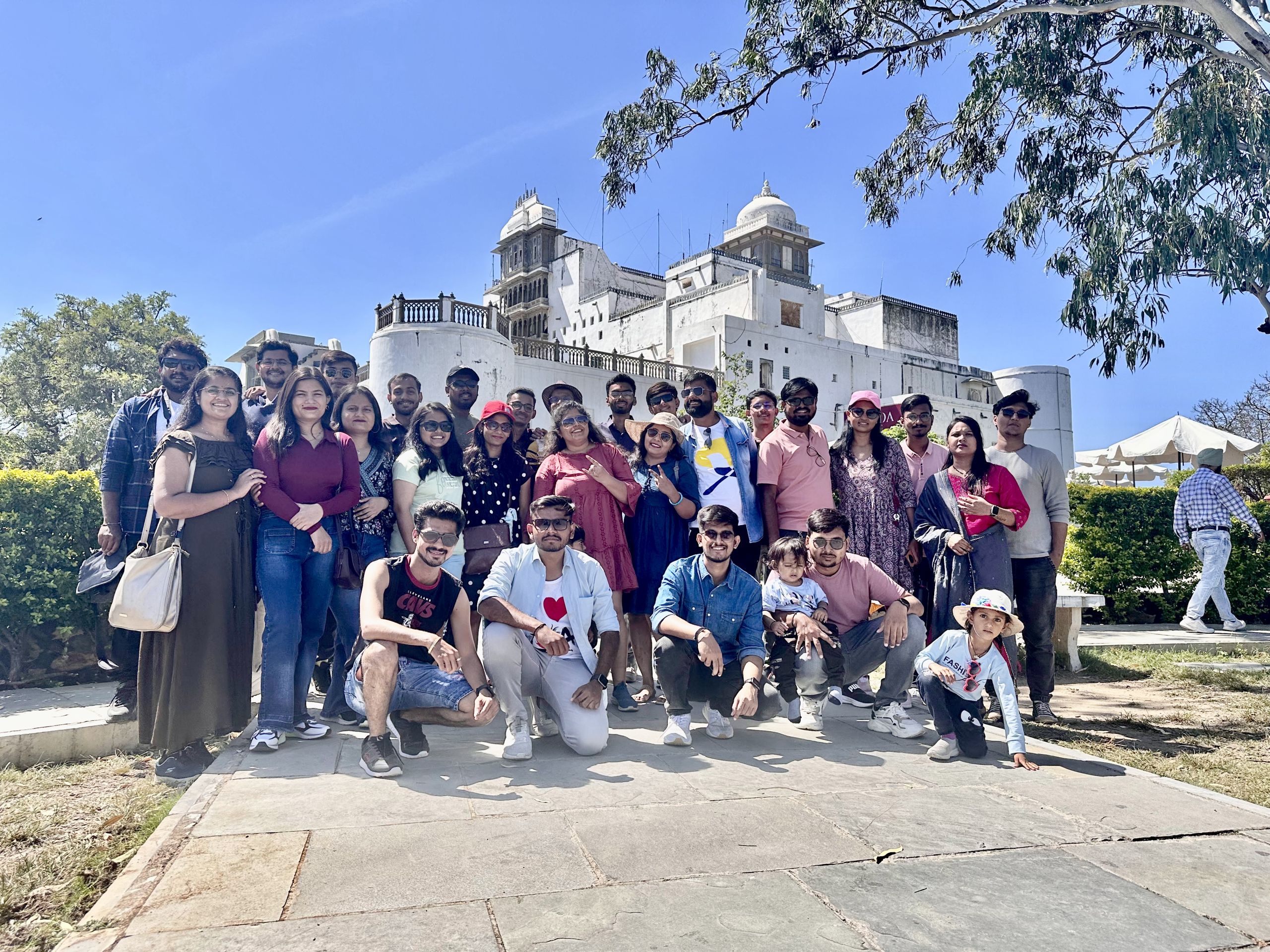 A Year of Transformation: 2023's Journey and Future Projections 1 Our Team at Sajjangarh Monsoon Palace, Udaipur, Rajasthan