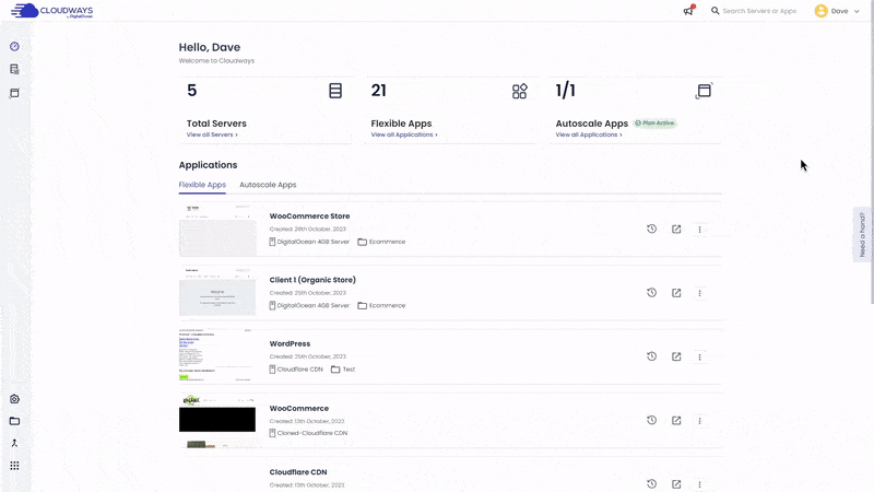 Cloudways Review: Features, Benefits, & More (Is It Right for You?) 2 Cloudways Gif 1 1