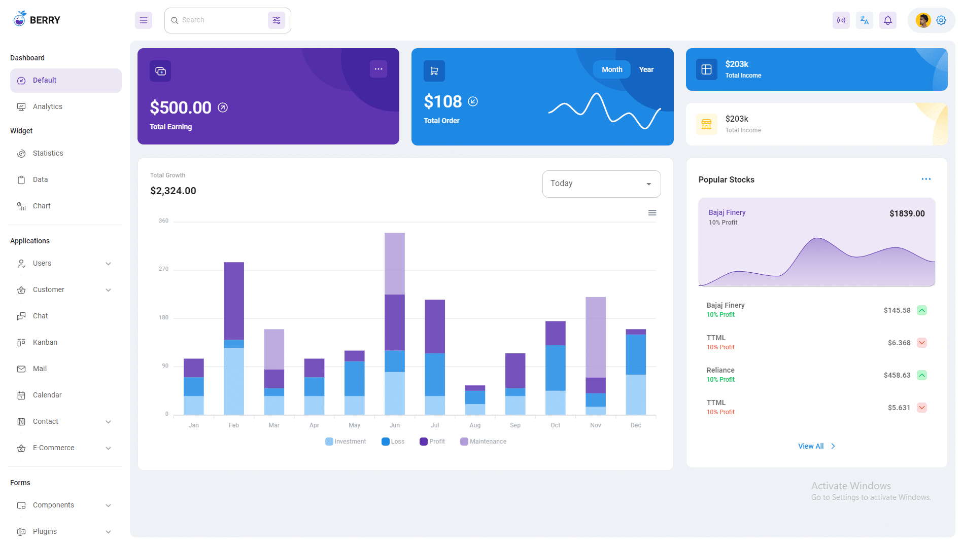 Best 10+ Vue Material Admin Template 2024 9 Berry Vue Admin Dashboard