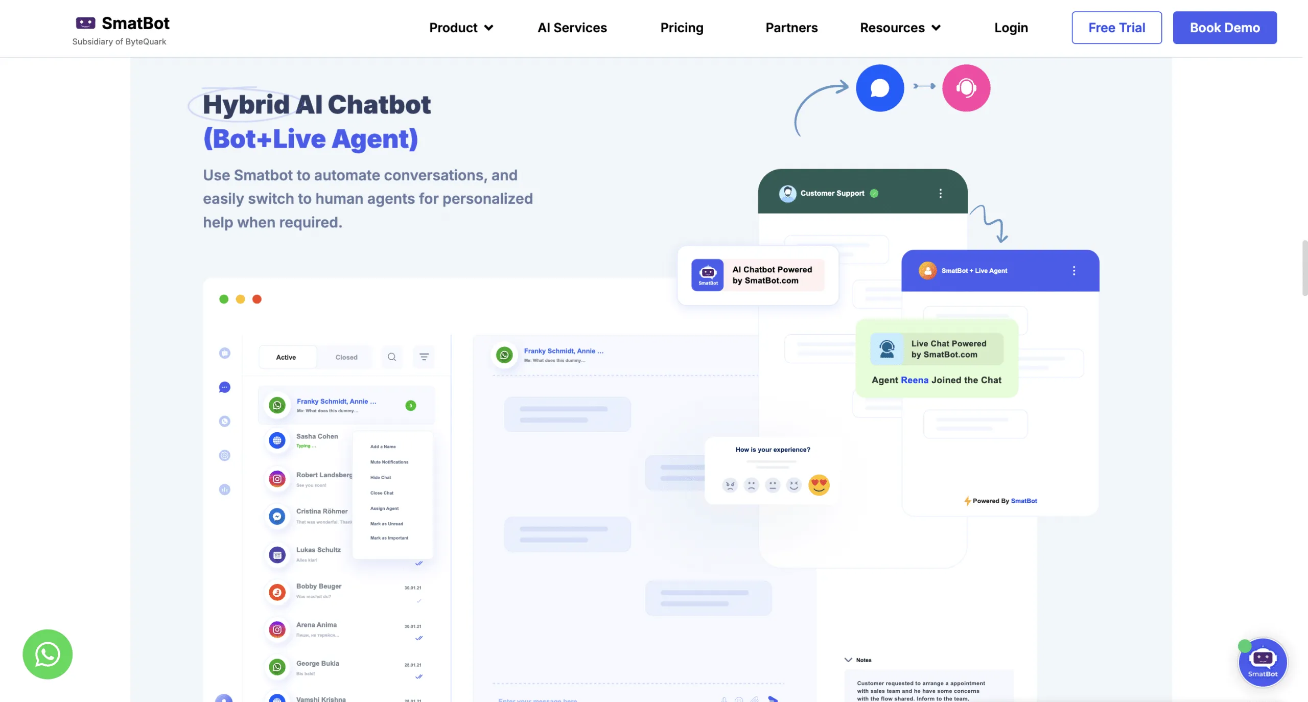 5+ AI Tools to Create Stunning Landing Pages 5 Smatbot AI Tool for landing page