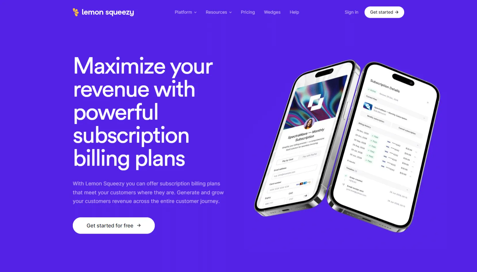 9 Best SaaS Subscription Management Tools to Simplify Your Business 4 Lemonsqueezy SaaS subscription management tool
