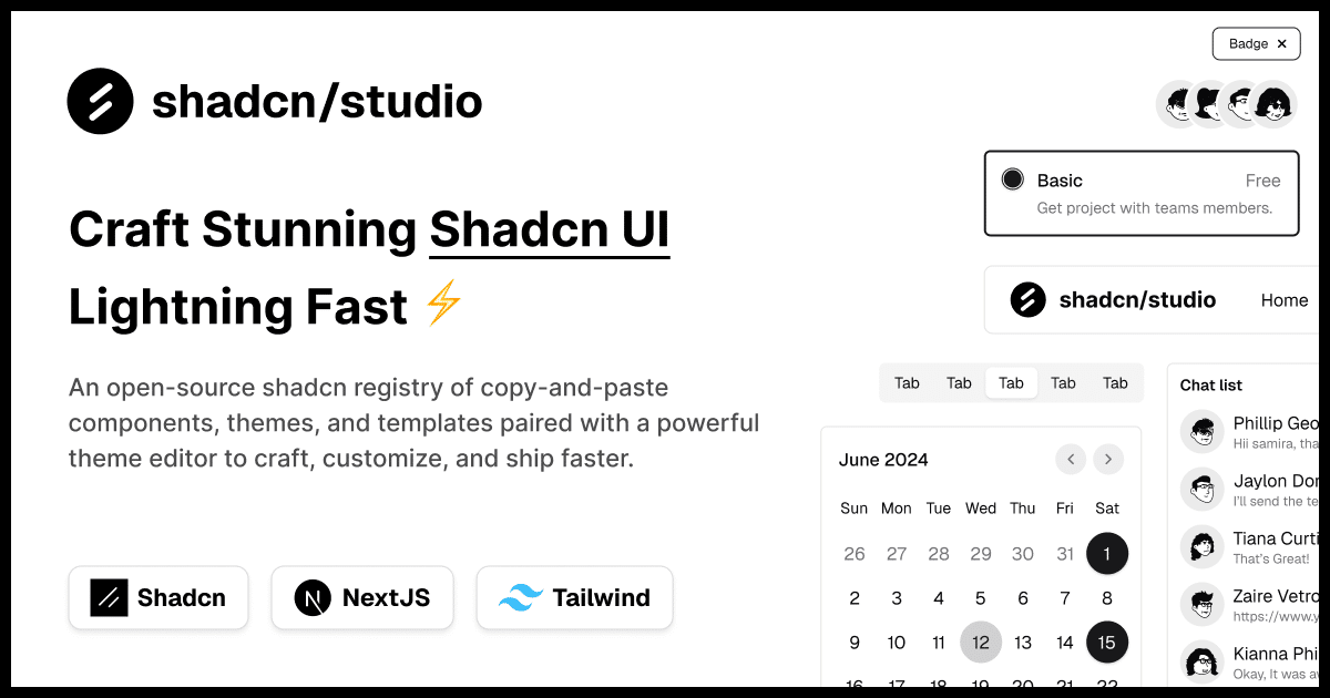 10+ Awesome ShadCN Examples you'll Love! 2 shadcn studio