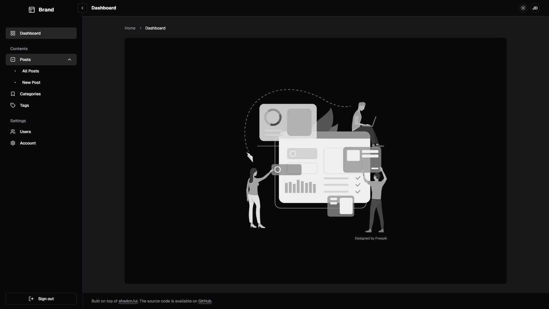 10 Shadcn Sidebar Examples For Your Next Project 3 shadcn sidebar with navigation