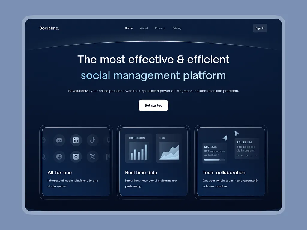 9 Key Elements of a High-Converting Landing Page - With Examples 7 Clear value proposition example dribbble