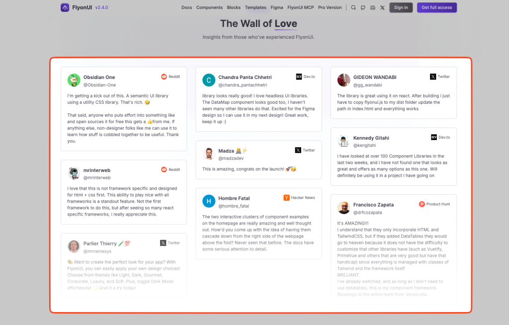 9 Key Elements of a High-Converting Landing Page - With Examples 19 Flyonui social proof