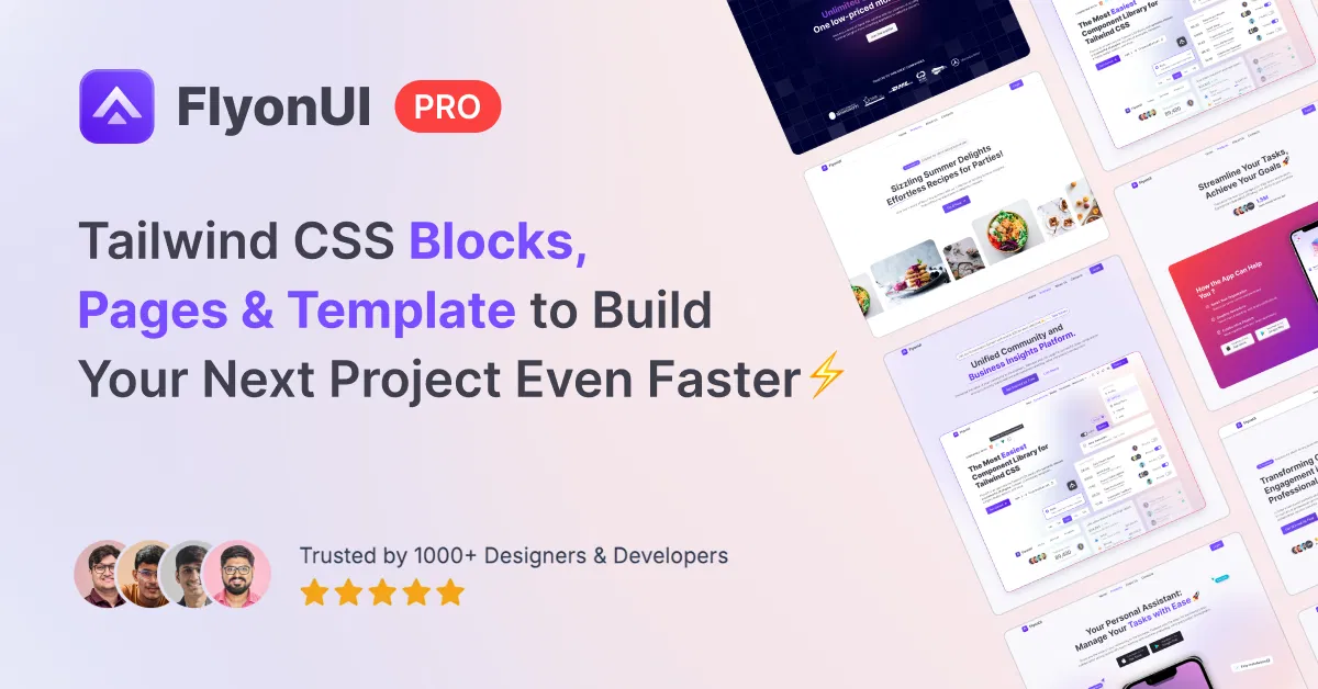 Discover Whatβs Next: Q3, 2025 New Launches & Releases 3 Tailwind Blocks