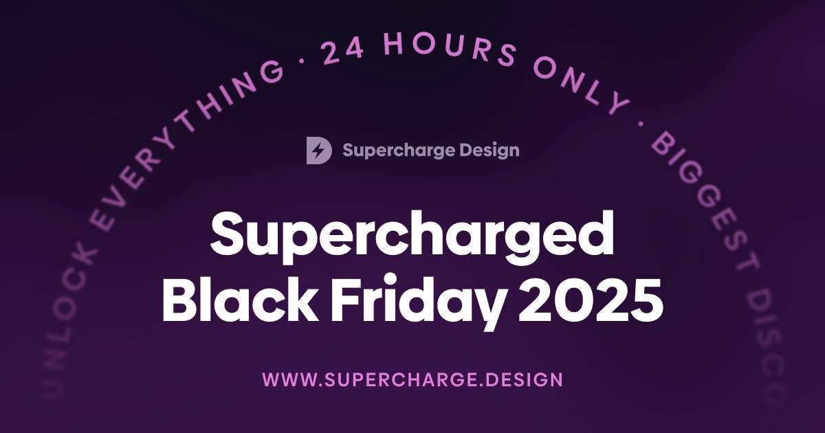 The Best Black Friday Deals For Developers & Designers 2025 16 Supercharge Design