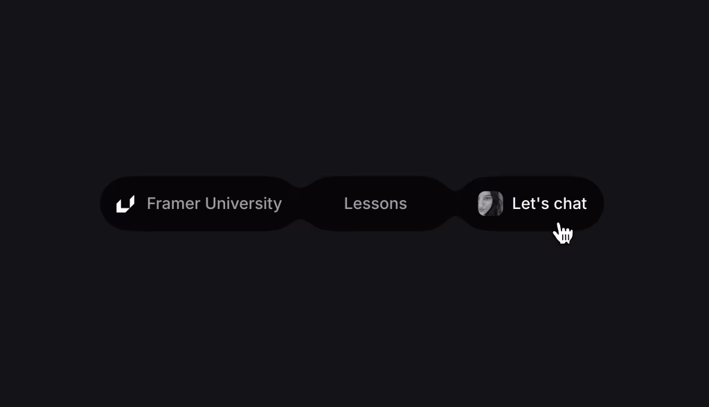 Top 10 Inspirational Framer Navbar Resources & Examples 10 Morphing Navbar Animation