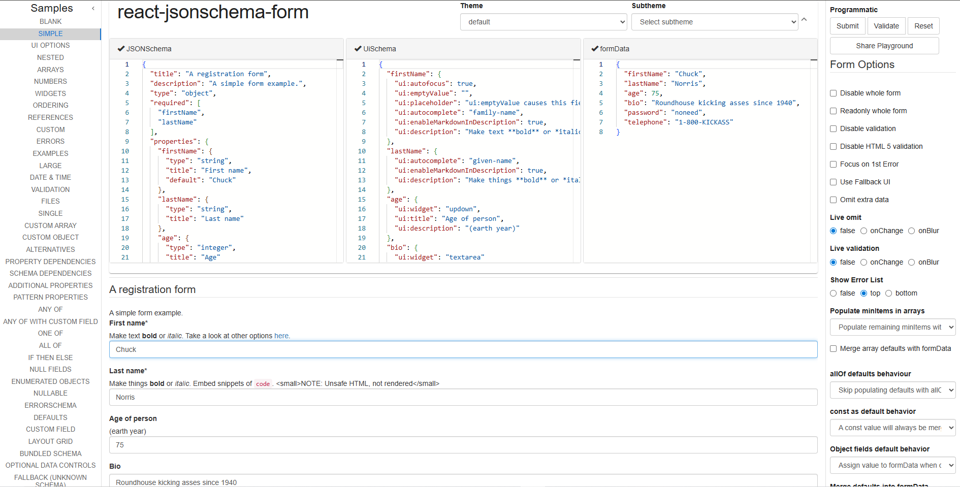 Best React Form Builder Developer Should Check 10 react-jsonschema-form React Form Builder