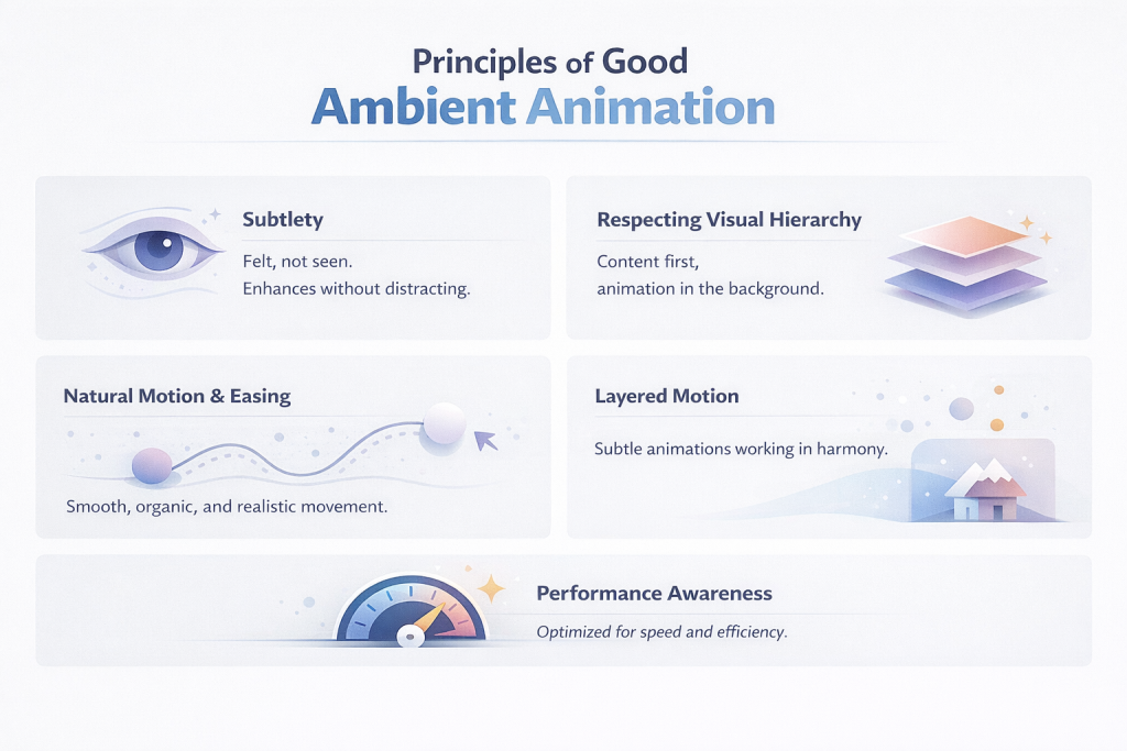 What Are Ambient Animations In Web Design? 7 principle of ambient animation