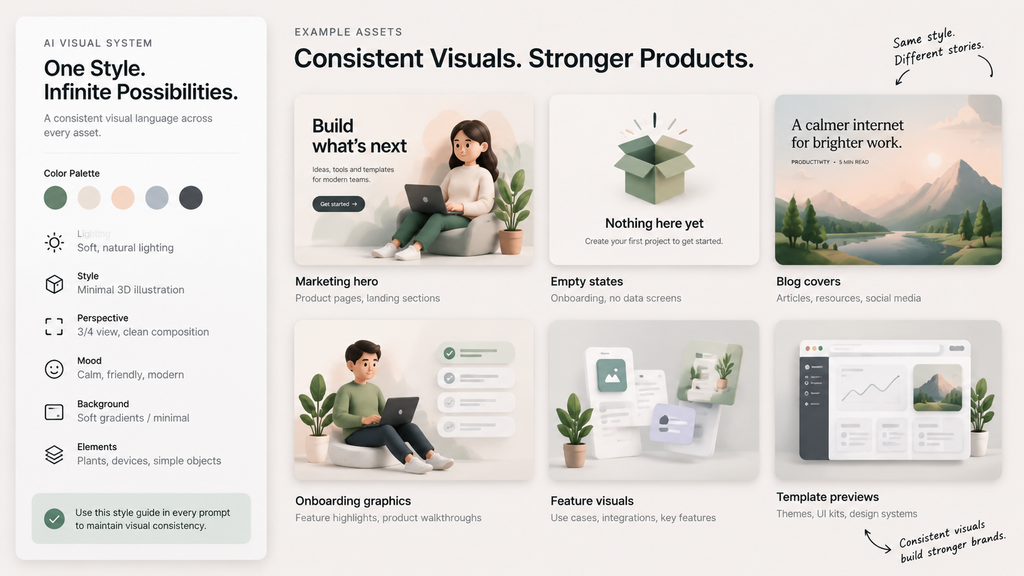 Generated Imagery in UI Work: Where It Belongs in a Designer's Workflow, and Where It Does Not 3 AI Visual System