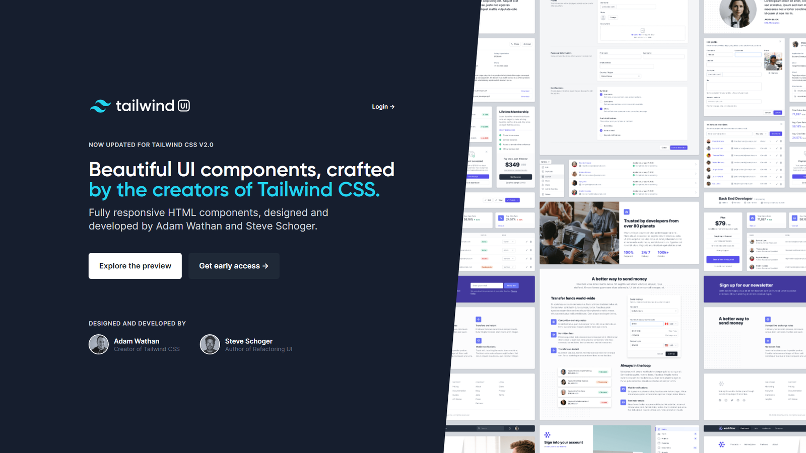 The Best Tailwind CSS Components Collection ThemeSelection