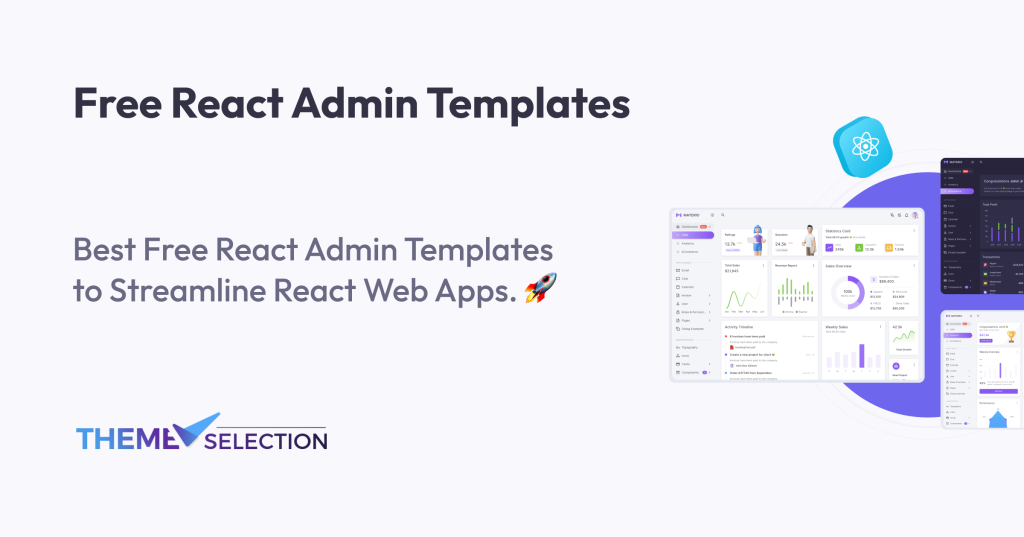 Top Free React Admin Templates 2026