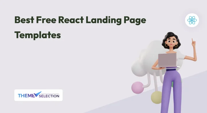 15+ React Landing Page Template Free - ThemeSelection